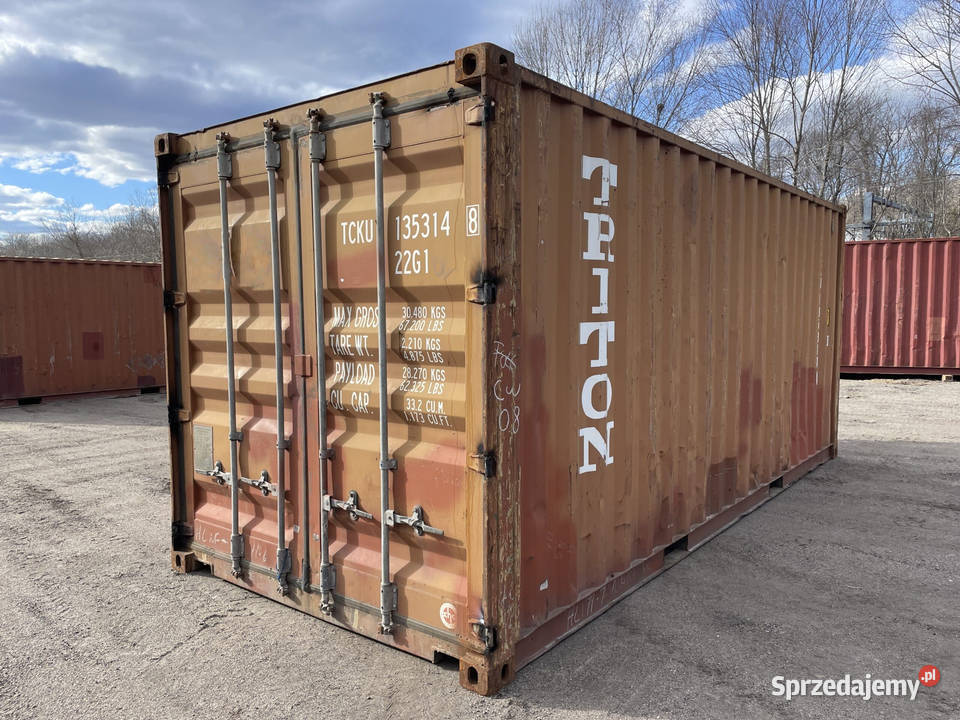 Kontener morski magazynowy 20DV 6 metrowy wielkopolskie