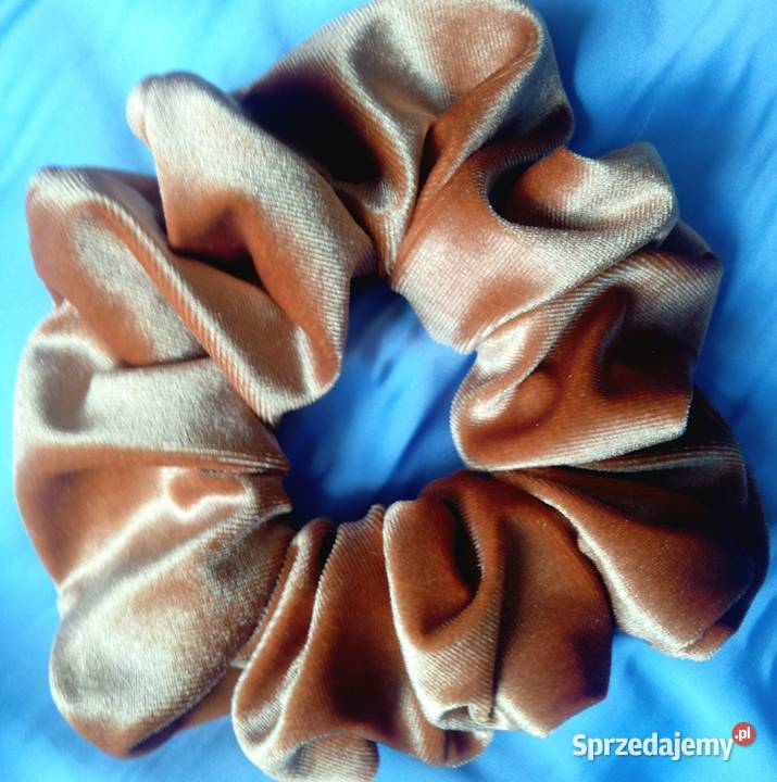 Modne frotki scrunchie welur aksamitnysatyna Bydgoszcz sprzedam