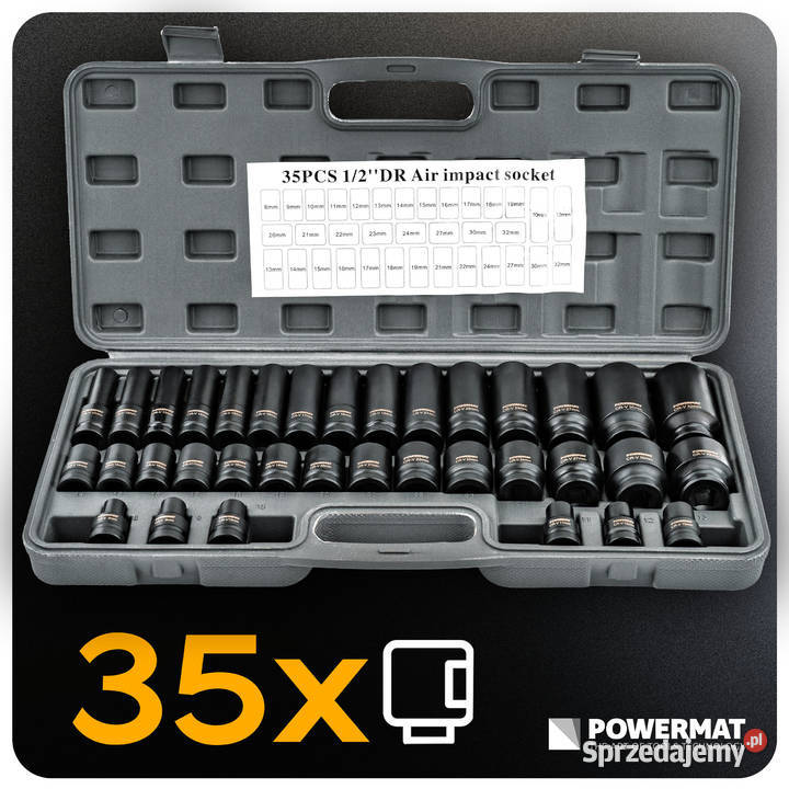 nasadki udarowe hex 12 crv 35 38mm 78mm Katowice