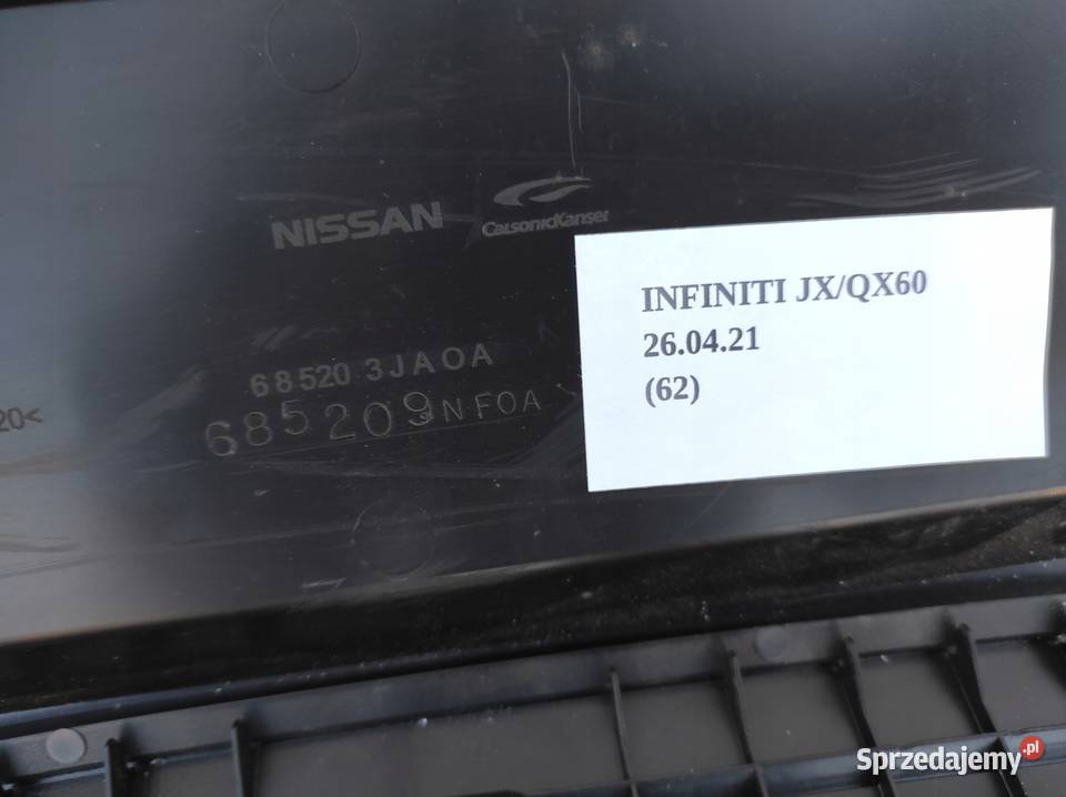 SCHOWEK PASAŻERA INFINITI QX60 JX Nowy Tomyśl