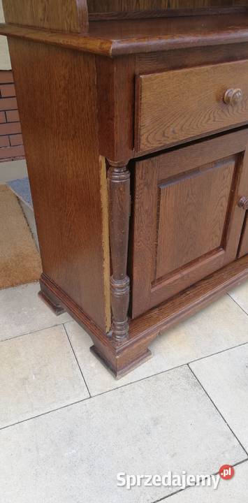 Kredens holenderski stylowy drewniany witryna Meble Sulbiny