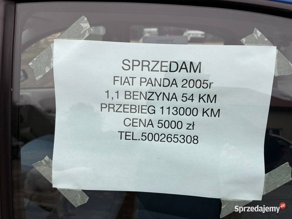 Fiat Panda benzyna Panda mazowieckie Warszawa