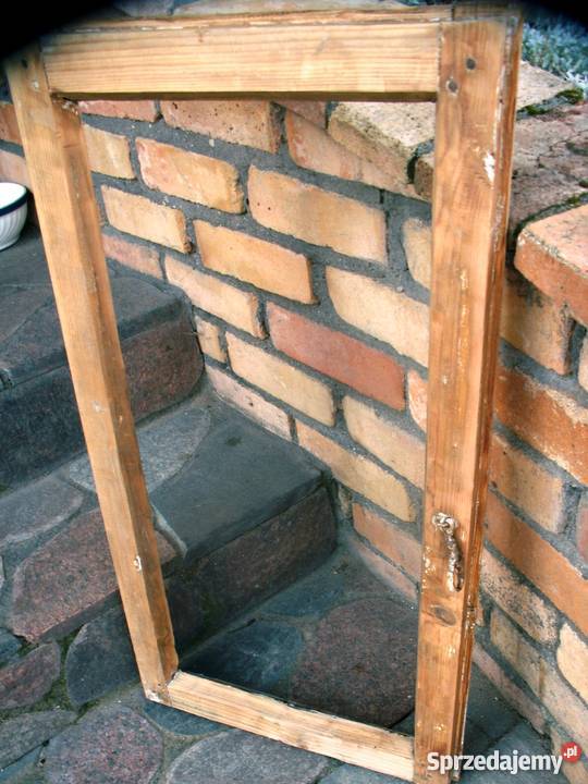 Stare okno rama okienna retro loft lustro Ełk sprzedam