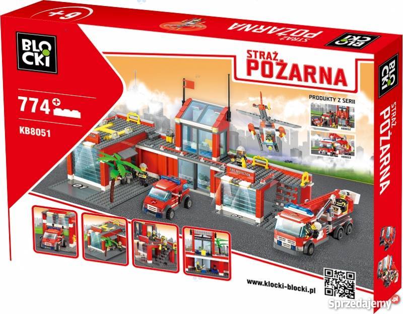Klocki Blocki straż pożarna remiza komenda 774 Warszawa