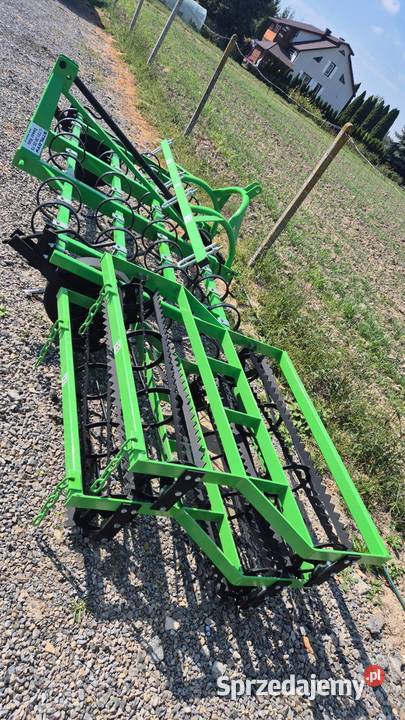 Agregat uprawowy 25m 4 rzędy zębów podwójne sprzedam