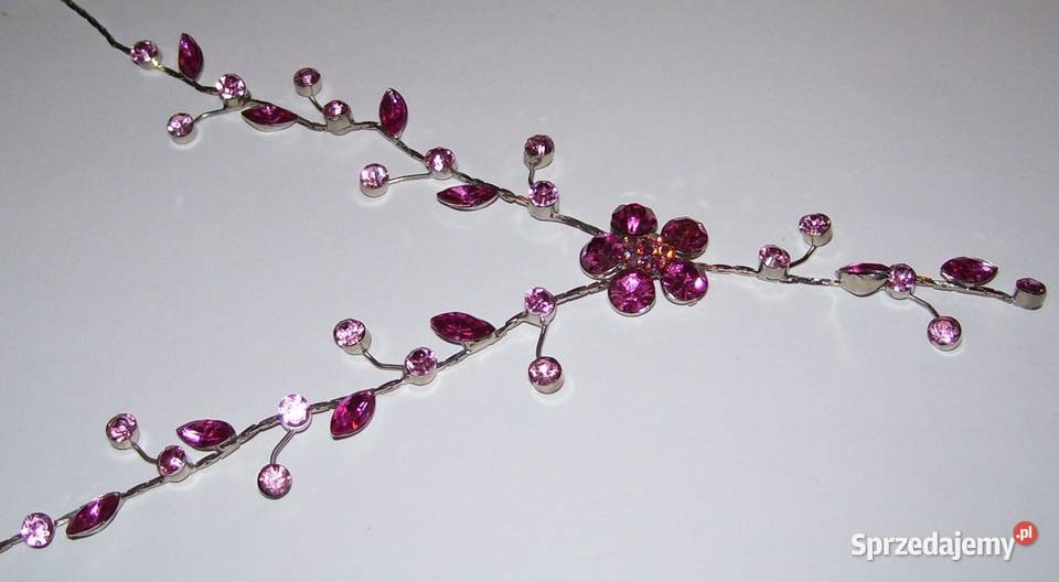 Naszyjnik delikatna róż Naszyjniki