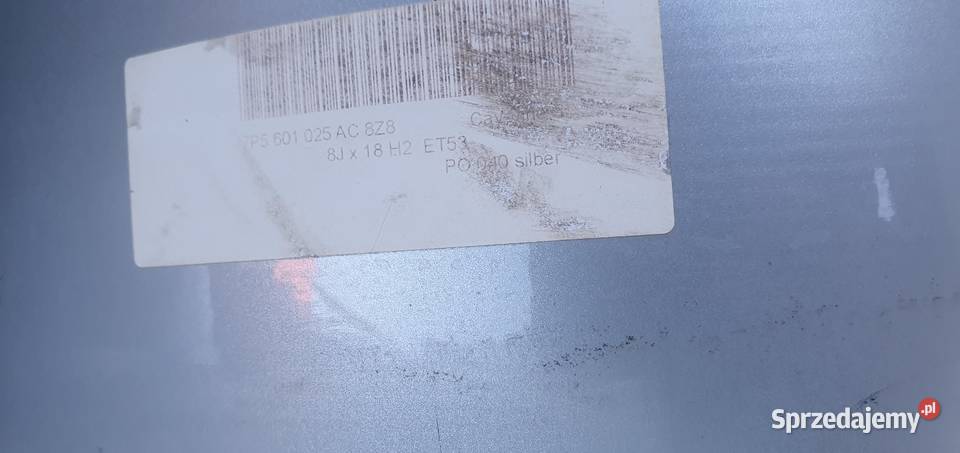 4x 18 5x130 ET 53 8Jx18H2 Alufelgi oryginalne Pobiedziska sprzedam