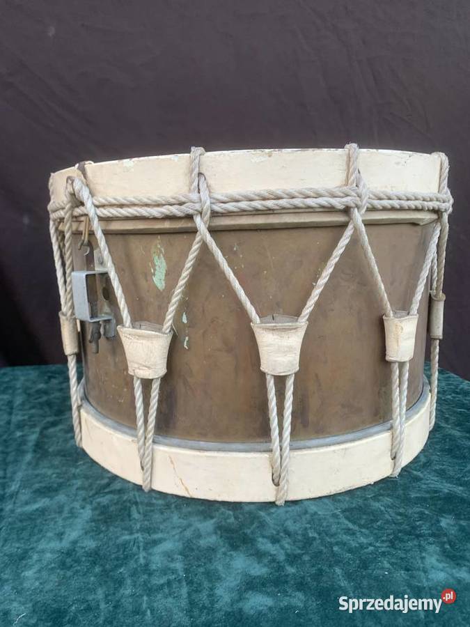 Bęben wojskowy Sygnowany