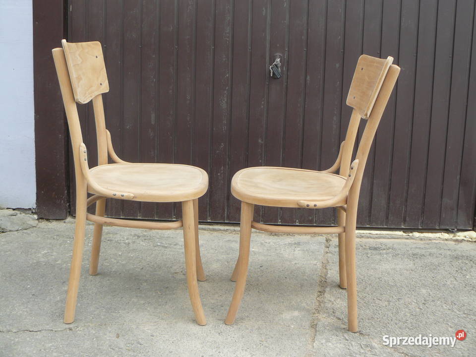 Stare krzesła gięte sygnowane Bondyrz Nowy Sącz sprzedam
