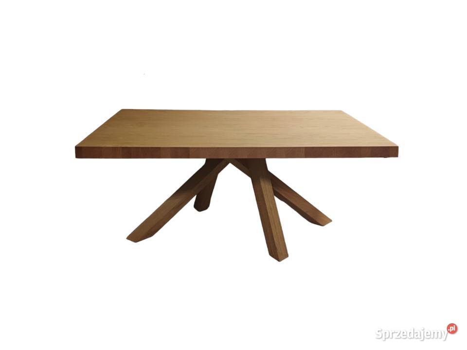 Stół drewniany dębowy dąb olejowany rozkładany Łódź