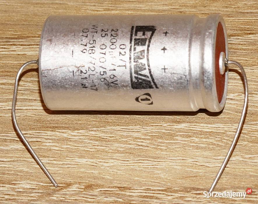 Kondensator elektrolityczny 2200 uF 16 V 02T śląskie Gliwice