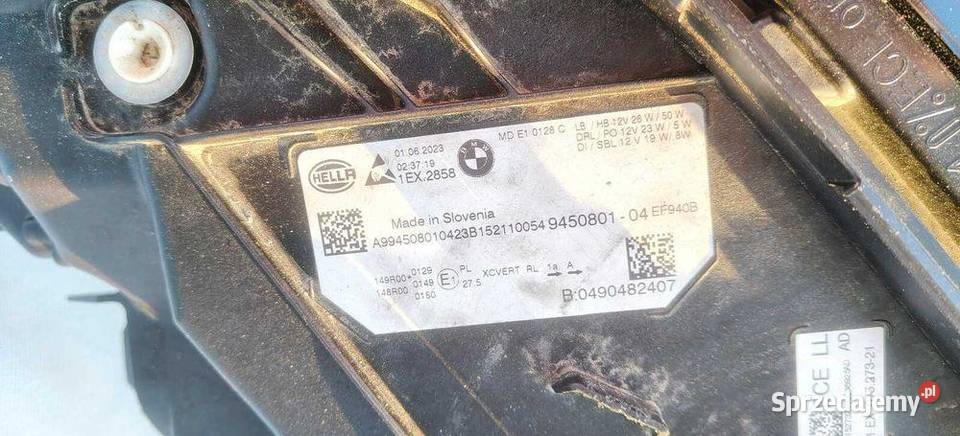 Lampa Przód Full Led Bmw 3 G20 G21 2225r Europa