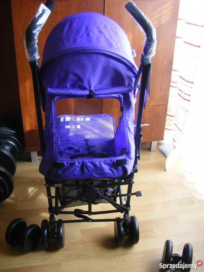 Wózek spacerowy parasolka Delti Liv Purple Fiol Aluminium Spacerówki świętokrzyskie