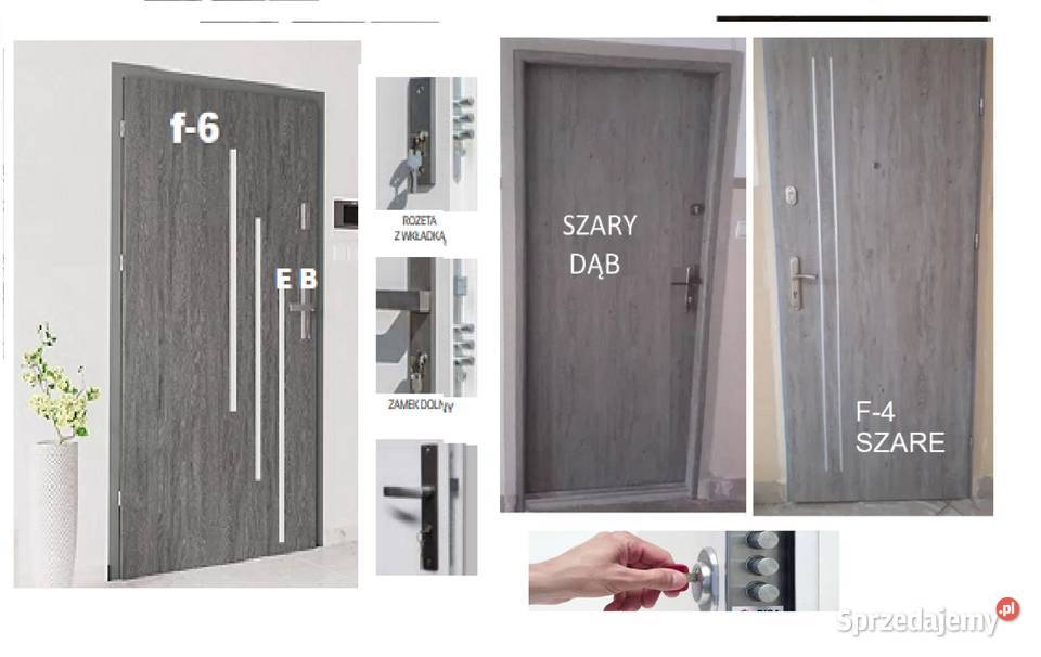 Akustyczne drzwi wejściowe zewnętrzne z montażem Warszawa