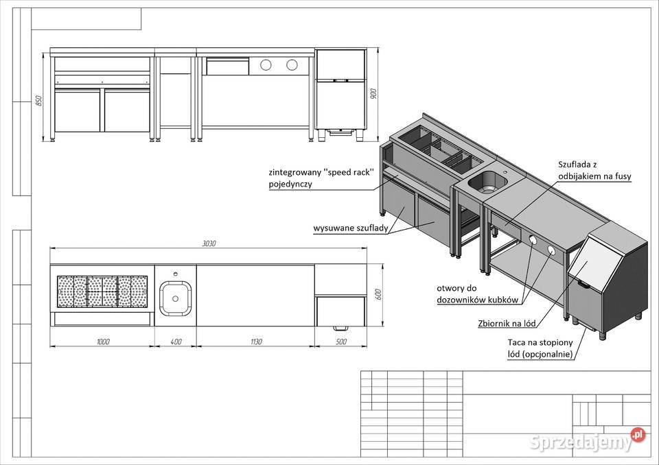 Stacja koktajlowa Stacja barmańska Cocktail mazowieckie