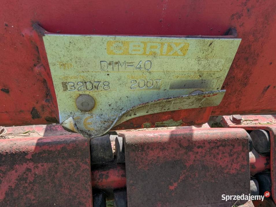 Brona talerzowa Brix 4m talerzówka agregat Stężyca