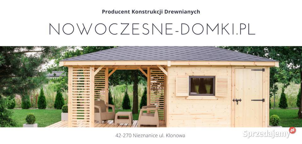 Domek ogrodowy Nowoczesne Domki Delicato 1 3x3 Warszawa