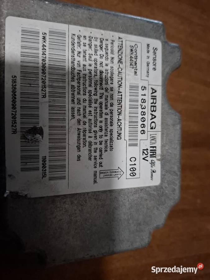 MODUŁ AIRBAG 51838066 GRANDE PUNTO osobowe Zamość