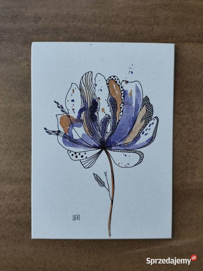 Akwarela Akwarelka Obraz pt Harmonia Umysłu Poznachowice Dolne