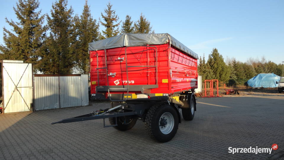 Przyczepa dwuosiowa paletowa Metafach T7113 12T sprzedam