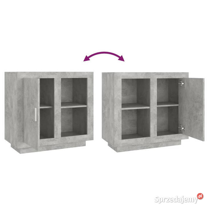 Szafka szarość betonu 80x40x75 WM811830 Warszawa sprzedam