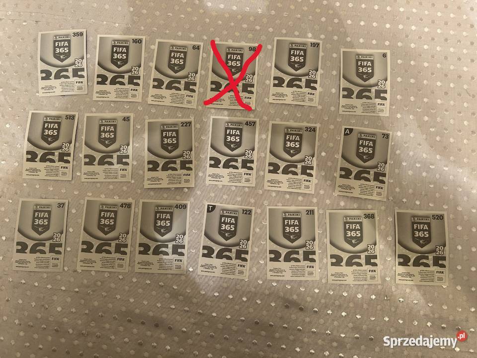 Naklejki panini fifa 365 Puszczykowo