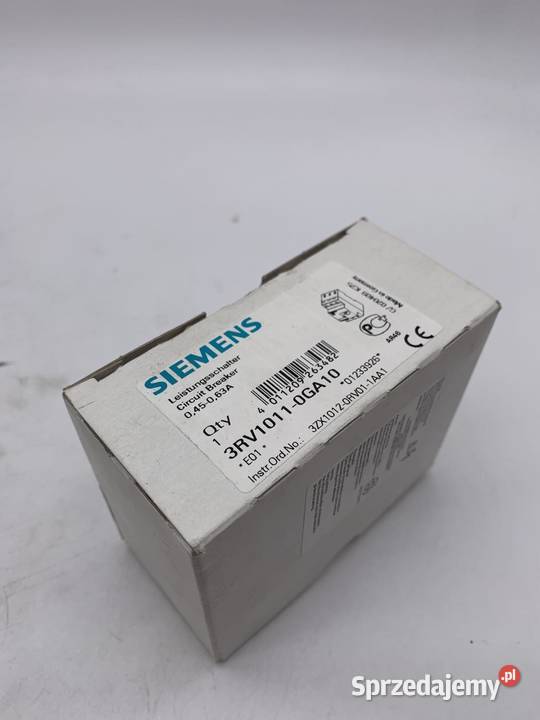 Siemens 3RV10110GA10 Power switch Pozostałe sprzedam