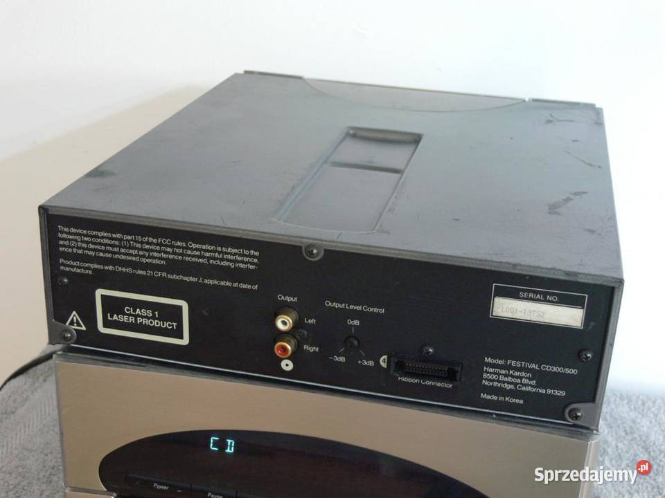 Odtwarzacz Harman Kardon Festival CD300 sprawny Jasło