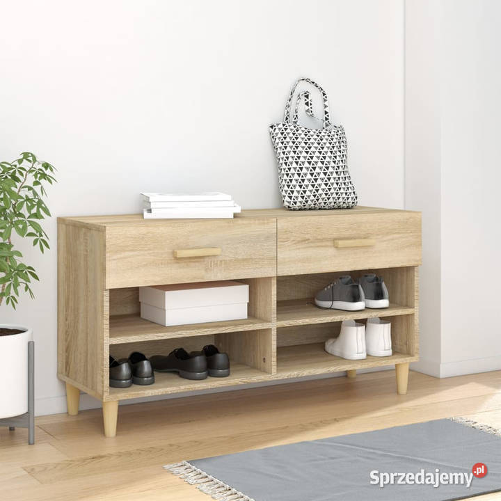 Szafka na buty dąb sonoma 102x35x55 WM812819 Warszawa