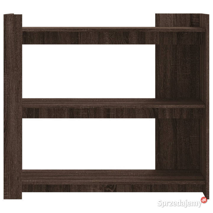 Stolik konsolowy brązowy dąb 100x35x90 WM848478 Warszawa