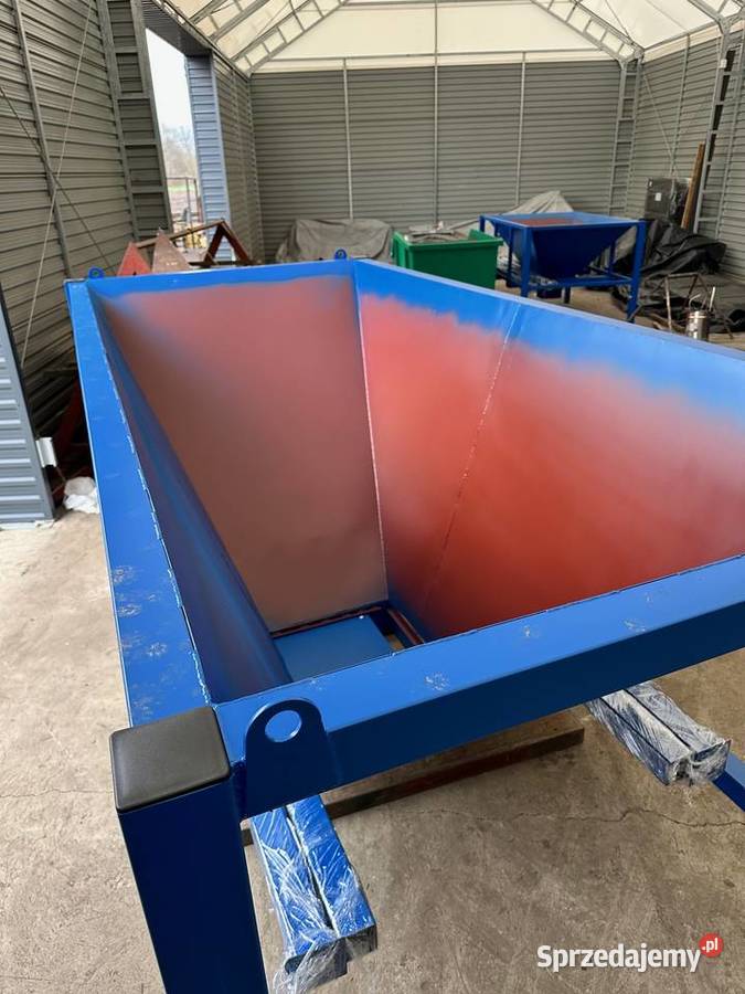 Kosz Kontener zasypowy paczkarka zasobnik 21m3 łódzkie Niedrzew Pierwszy