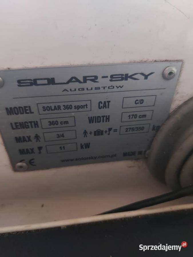 Łódka motorowa wędkarska Iława