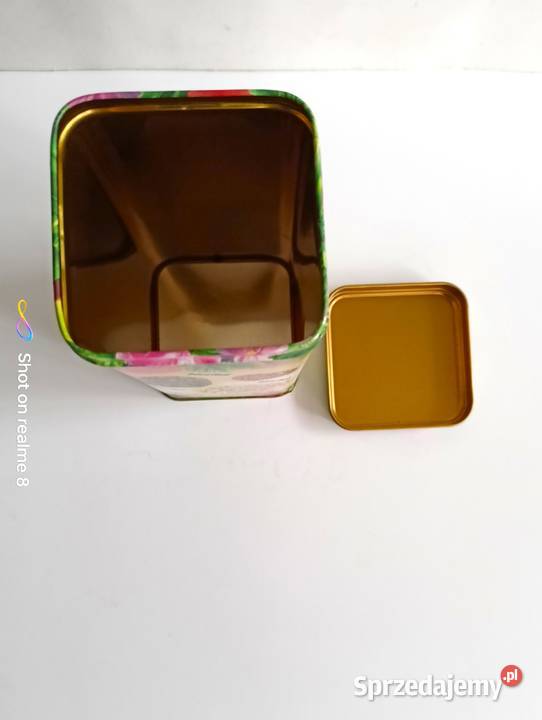 Puszka pudełko metalowe biovital łódzkie Łódź