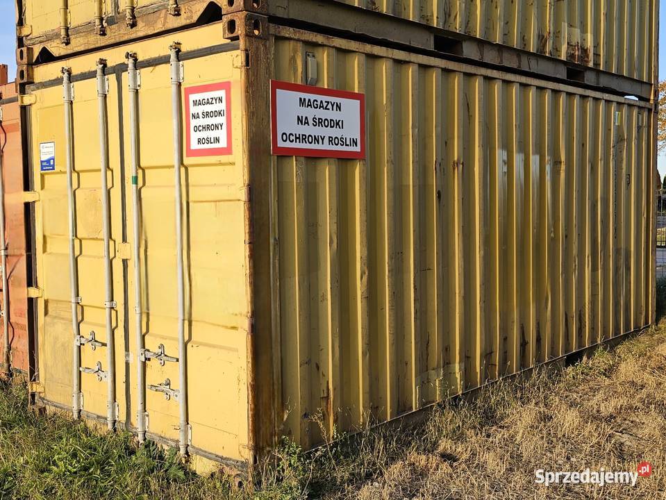 Magazyn środków ochrony roślin kontener 6 m Lębork