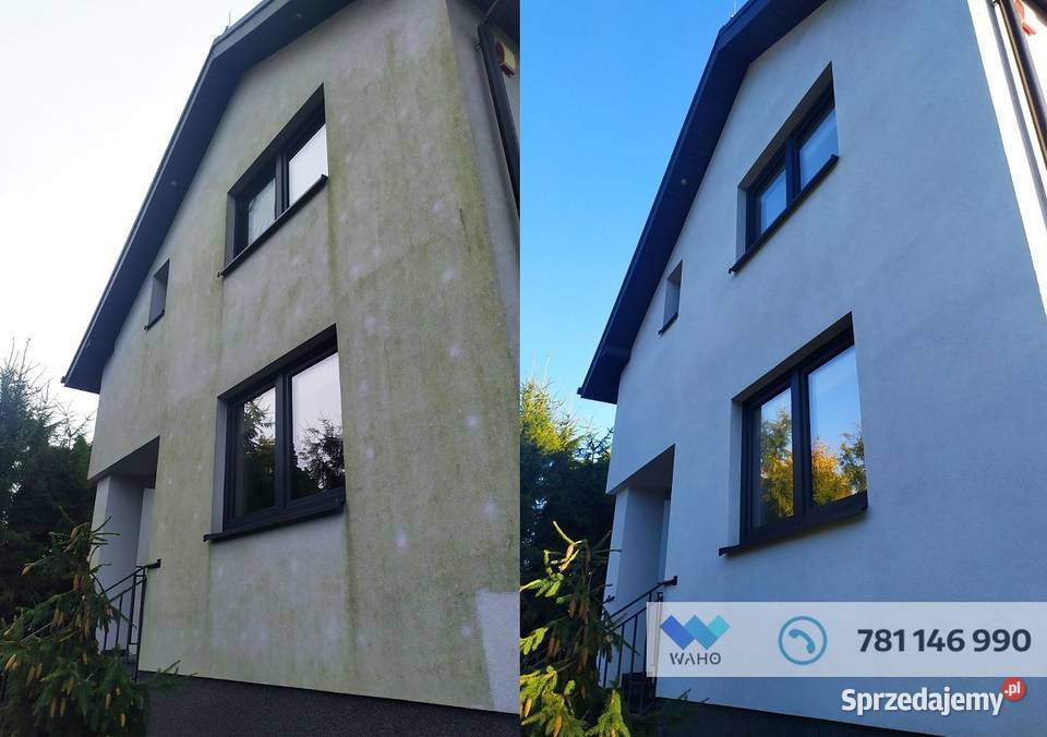 Miękkie Mycie Elewacji WAHOsoftwash Mycie Kostki Lublin