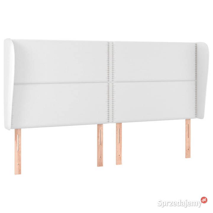 Zagłówek uszak biały 163x23x118128 sztuczna Warszawa