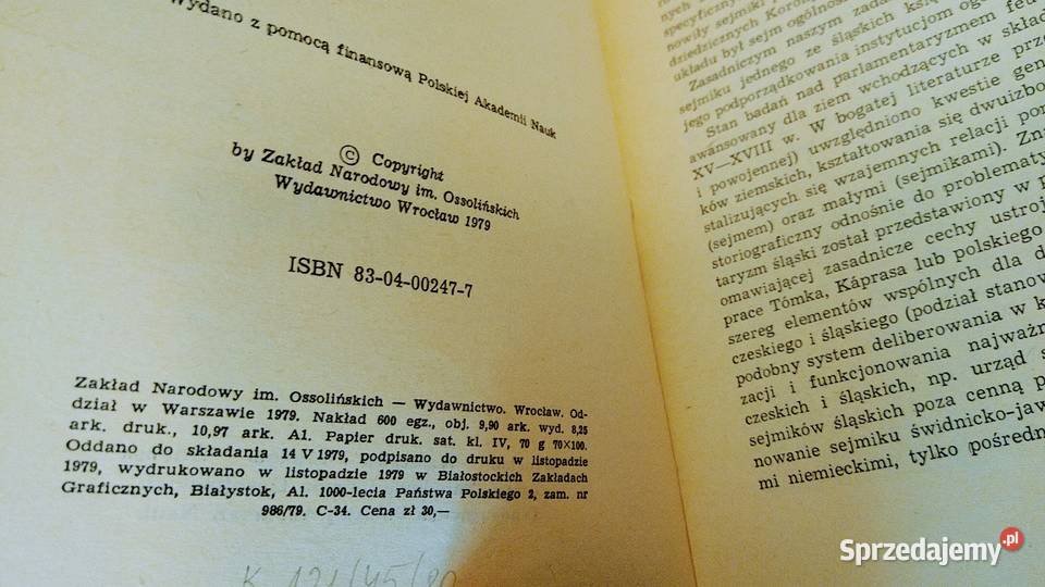 Sejmik księstwa opolskoraciborskiego w latach Gdańsk