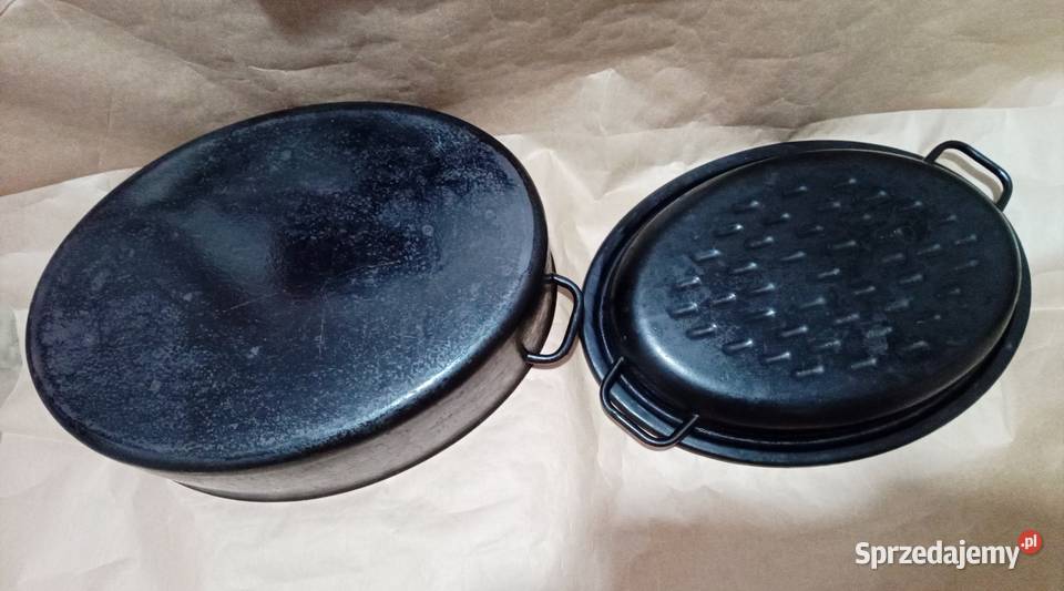 Gęsiarka brytfannna z okresu PRL mazowieckie