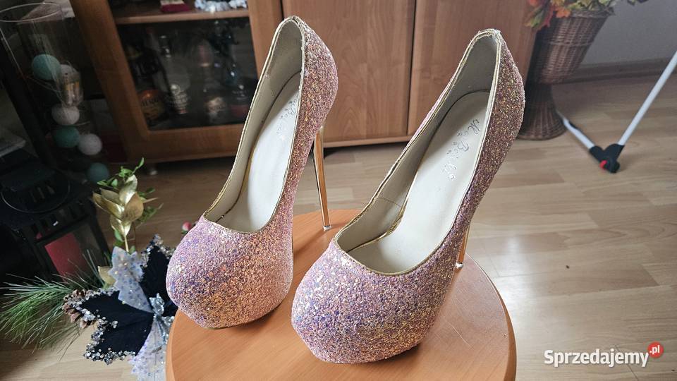 Szpilki 38 platformy wysokie nowe zachodniopomorskie Szczecin