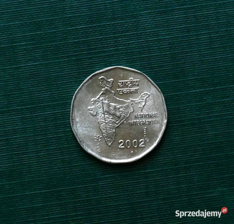 INDIE 2 rupie 2002r Zjednoczenie narodowe Gliwice