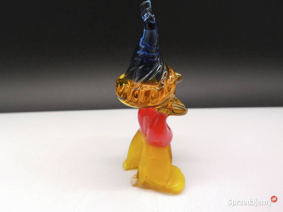 Figurka KRASNOLUD ze szkła 85 Porcelana i szkło Raszków sprzedam