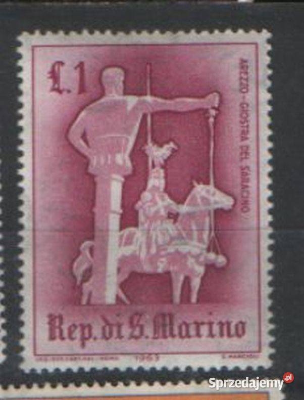 Zn San Marino Mi 764 1963 Gliwice