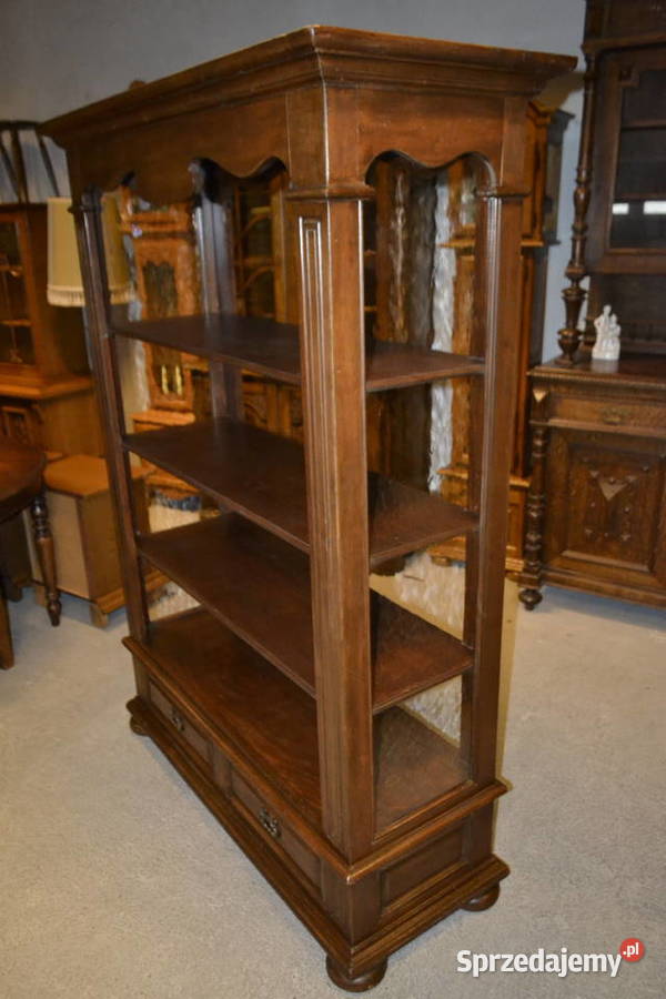 biblioteka regał orzech Będzin sprzedam