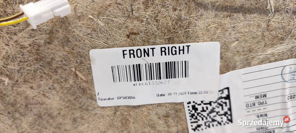 VOLVO XC40 BOCZEK DRZWI PRAWY PRZÓD 32282661