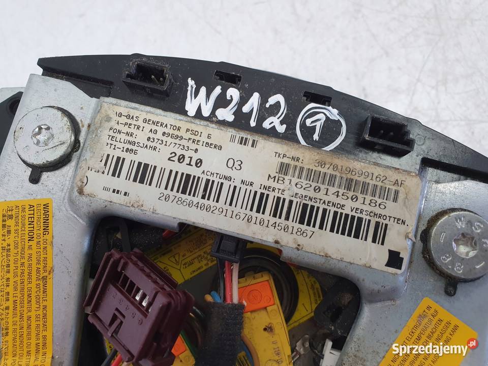 Mercedes W204 W207 W212 AIRBAG PODUSZKA KIEROWCY osobowe Rudka