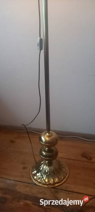 Lampa podłogowa z mosiądzu ruchome ramię Skierniewice