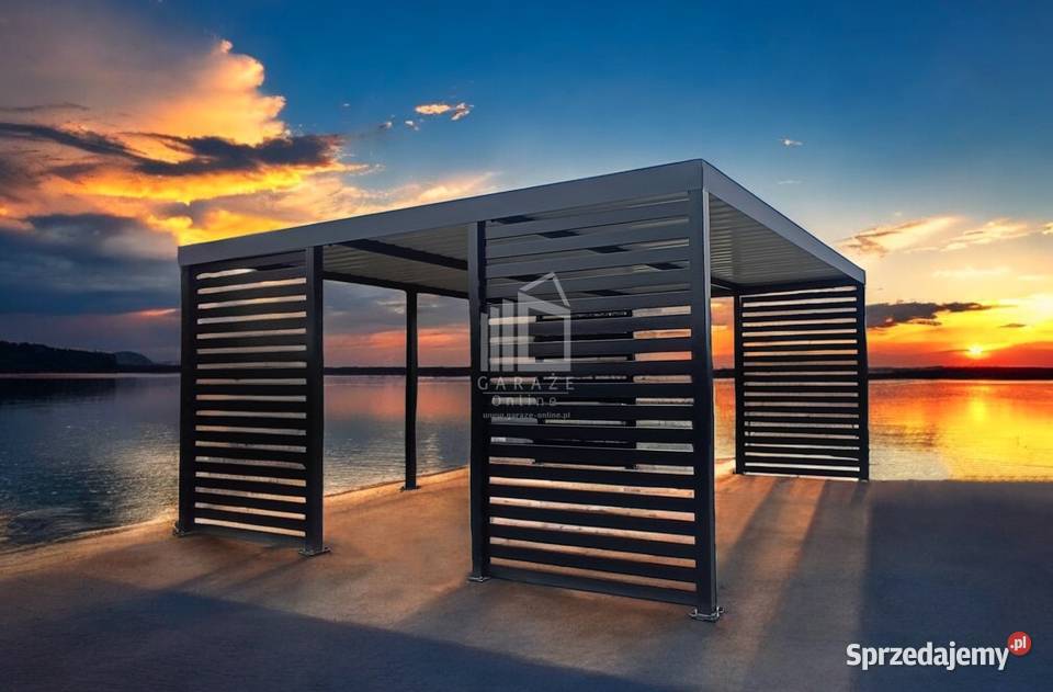 CarPort PREMIUM Wiata samochodowa 5x5 Antracyt 25m2 małopolskie Zakopane
