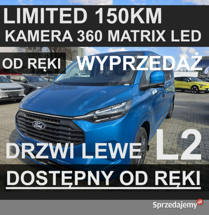 Ford Transit Custom Limited 150 DrzwiLewe Matrix Szczecinek