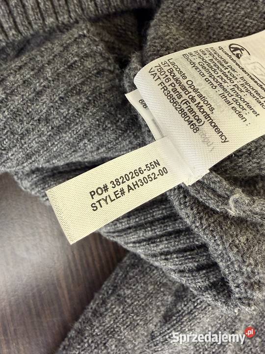 Sweter męski Lacoste Zip Neck AH305200 Lacoste wielkopolskie Poznań