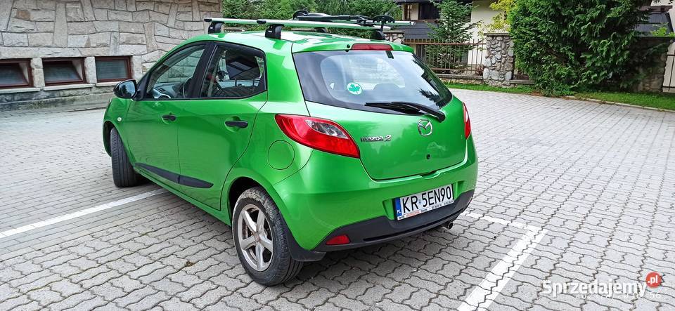 Mazda 2 2009 benzyna 90 bagażnik rowerowy 4/5
